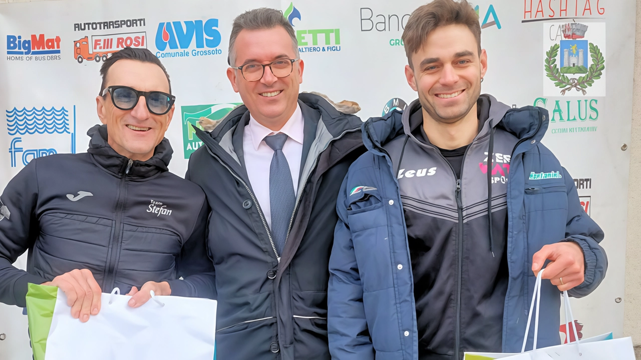 I vincitori delle due partenze del «Trofeo Renaioli» Federico Colonna (a sinistra) e Simone Montanini