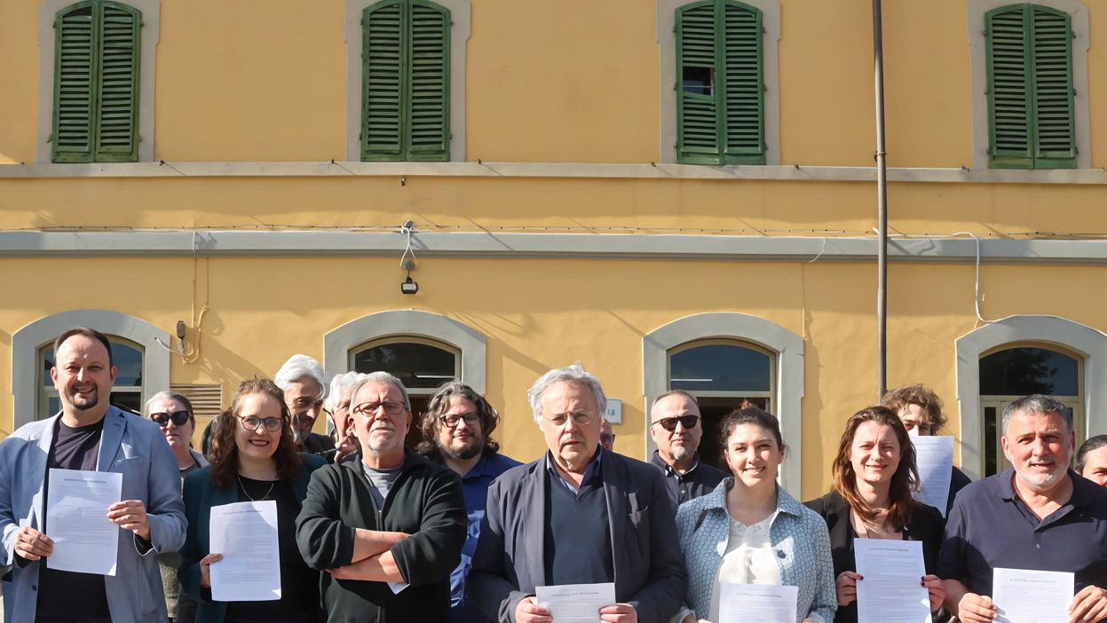 Una delle tante proteste passate per ottenere un servizio ferroviario adeguato