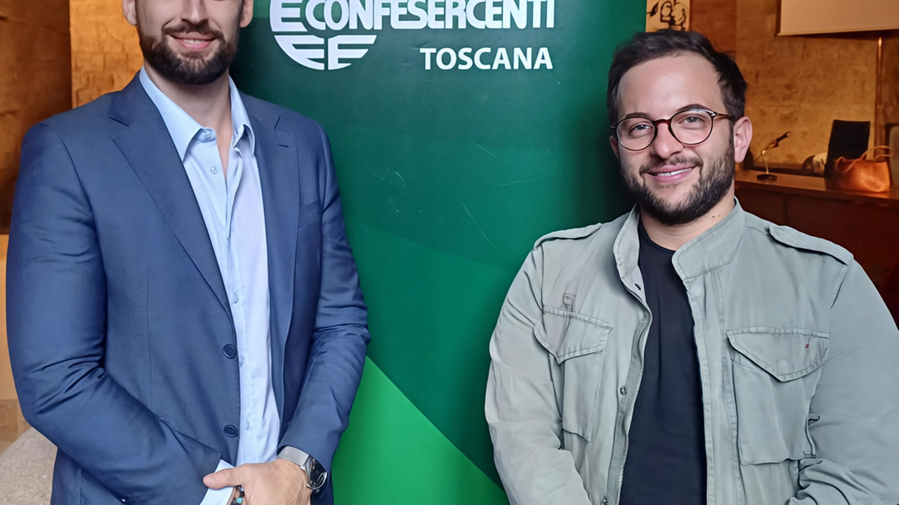 Da sinistra il responsabile Claudio Del Sarto e il presidente d’Area Jonni Guarguaglini di Confesercenti promotori dell’incontro