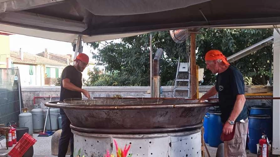 La nuova disposizione del padellone per la frittura e della cucina è una mossa azzeccata dal comitato organizzatore