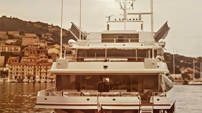 Con la costruzione dello yacht di James Bond la cantieristica locale si impose sul mercato internazionale .