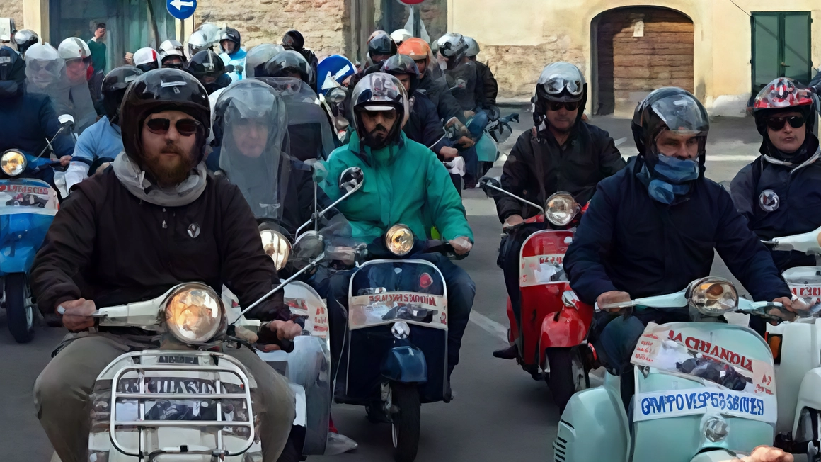 Un giro tra le strade della Valdichiana con Chianina in Vespa