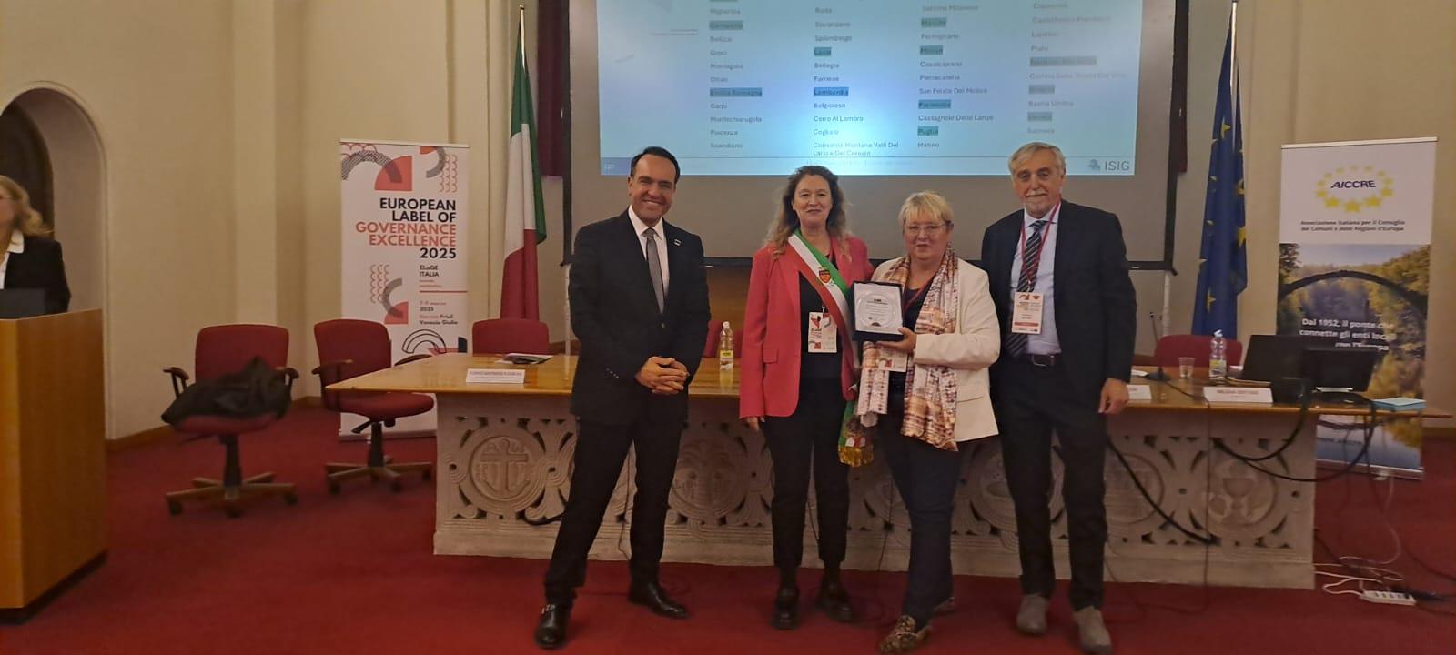 Programma europeo EloGe, il Comune di Prato premiato