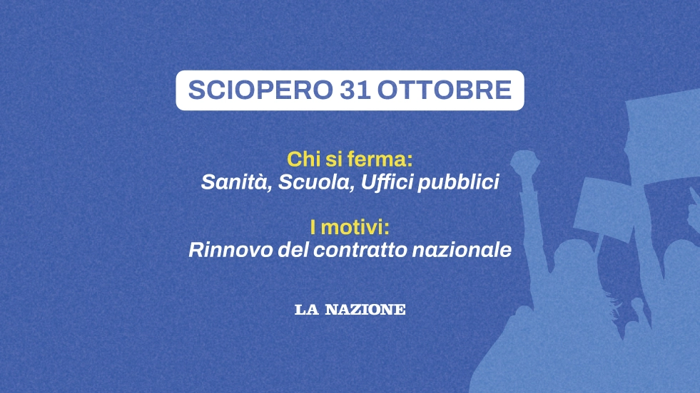 Sciopero 31 ottobre, chi si ferma in Toscana