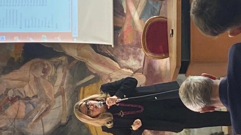 La sindaca Serena Arrighi ha salutato i ragazzi a palazzo civico