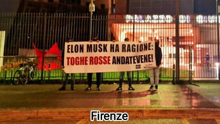 Striscione contro i giudici davanti al tribunale, la procura di Prato apre un’inchiesta