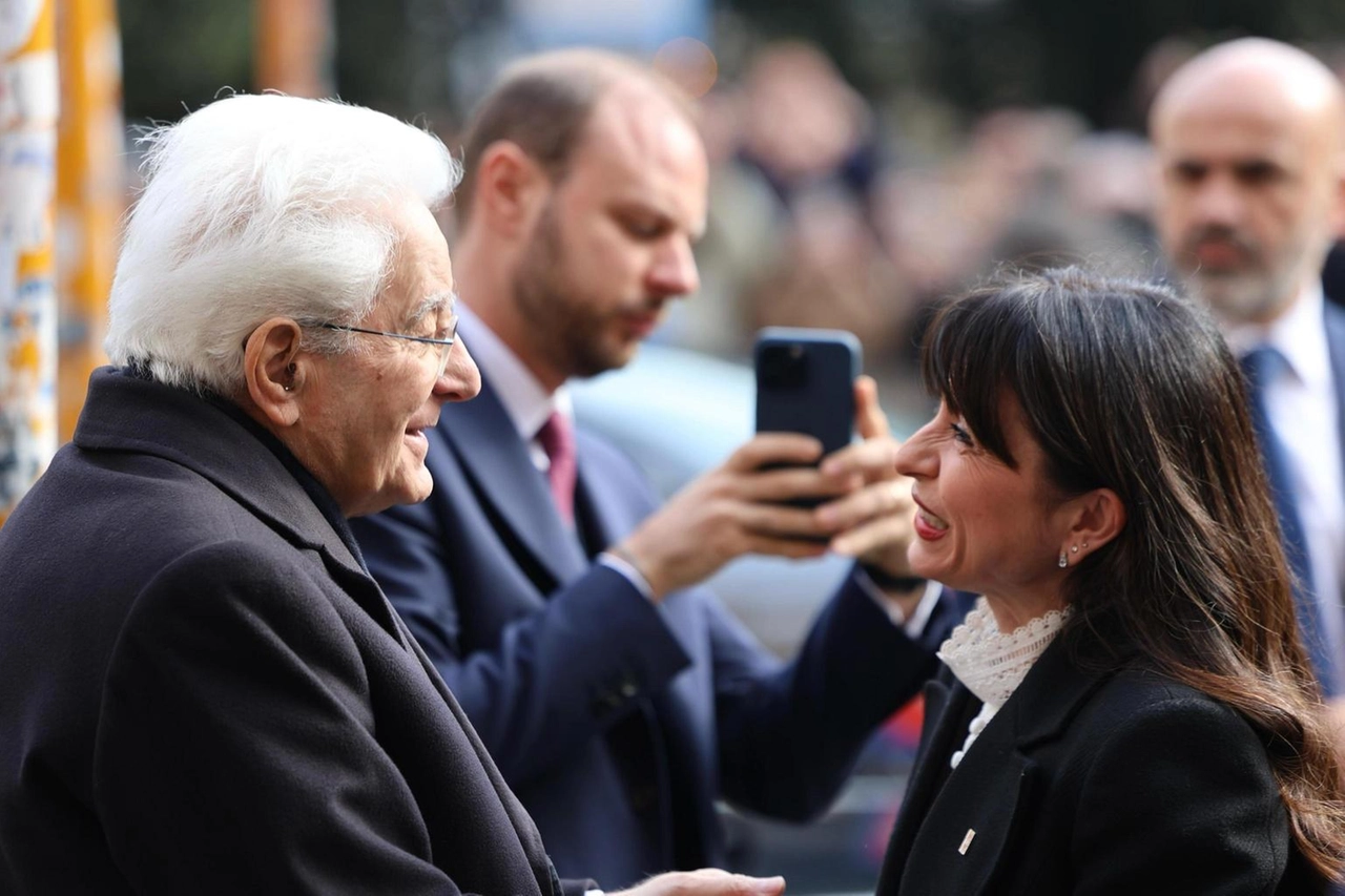 Il capo dello Stato accolto da presidente della Regione Proietti