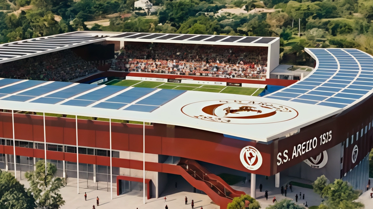 Il rendering del nuovo stadio, che secondo le stime è in arrivo per il 2028