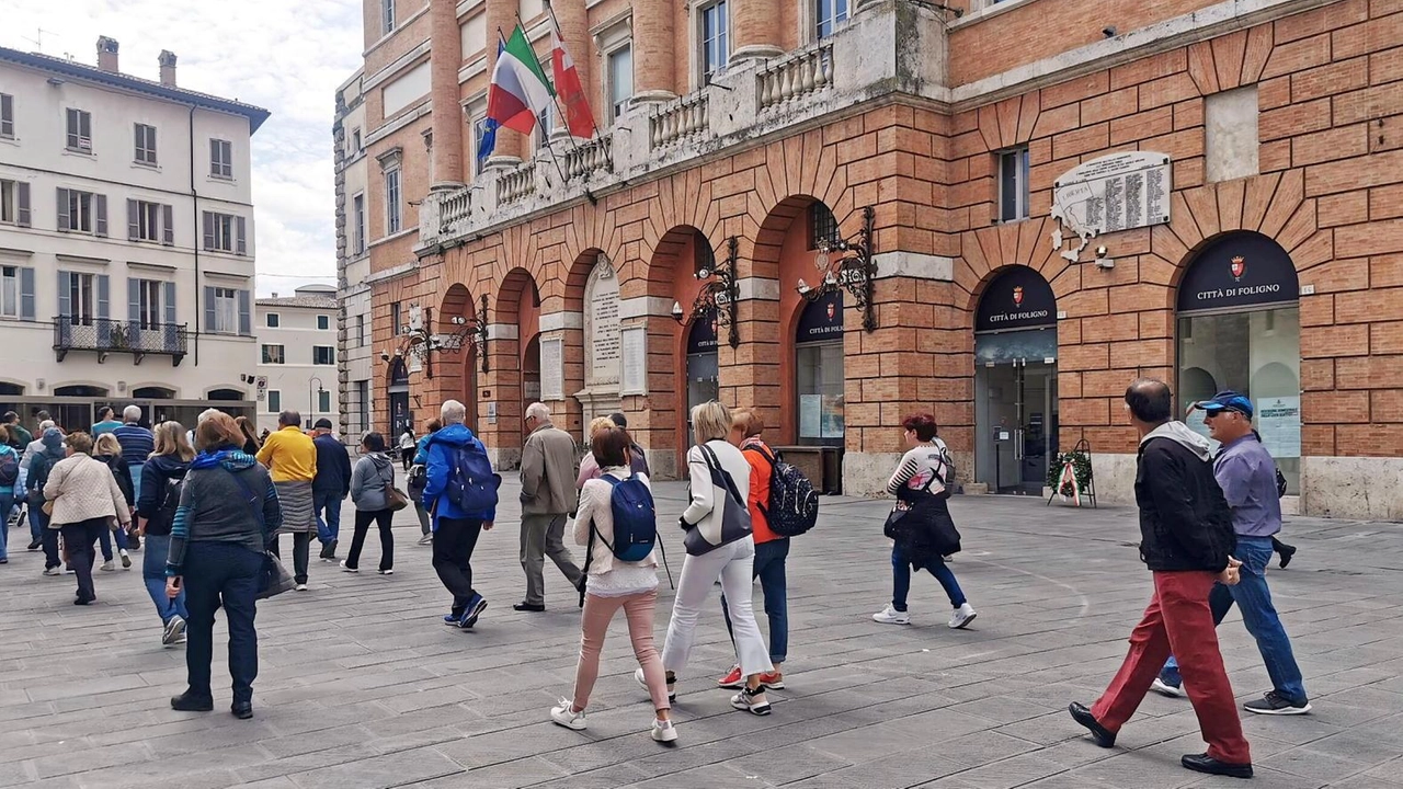 Turisti e visitatori in città