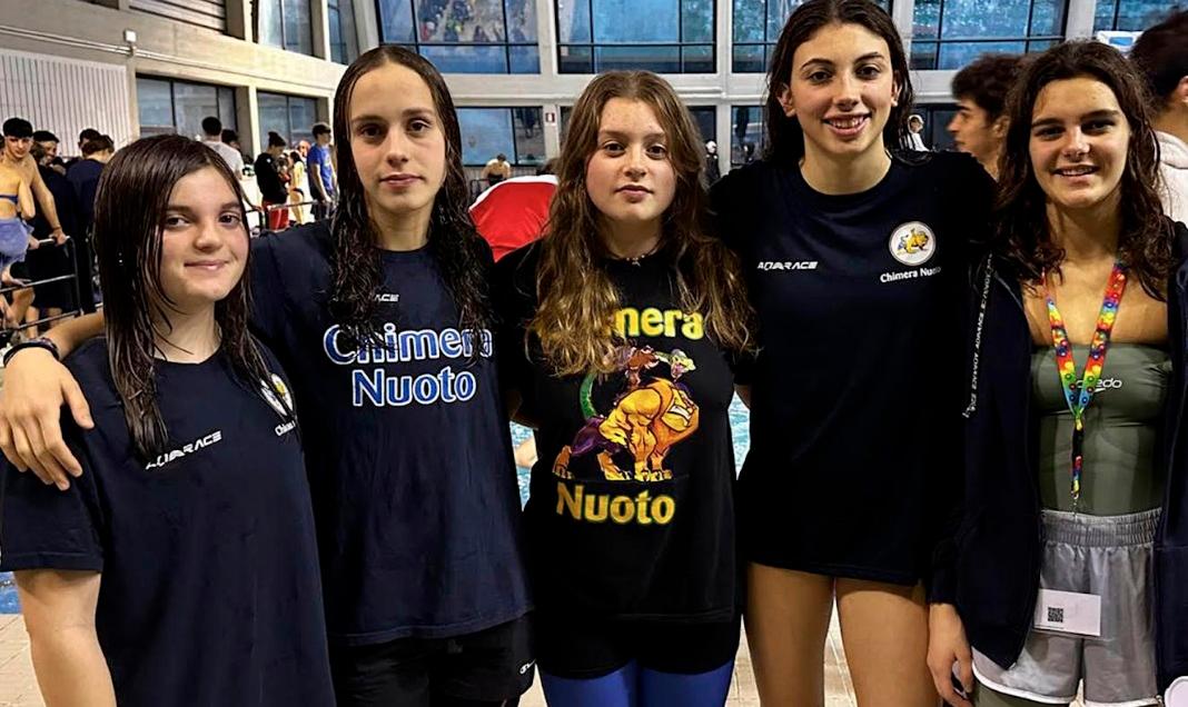 Doppia medaglia per la Chimera Nuoto al campionato regionale assoluto