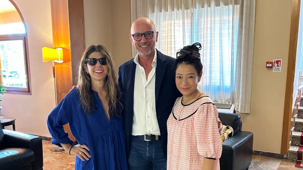 Marisa Tomei e Katagiri Rie all'Hotel Hermitage