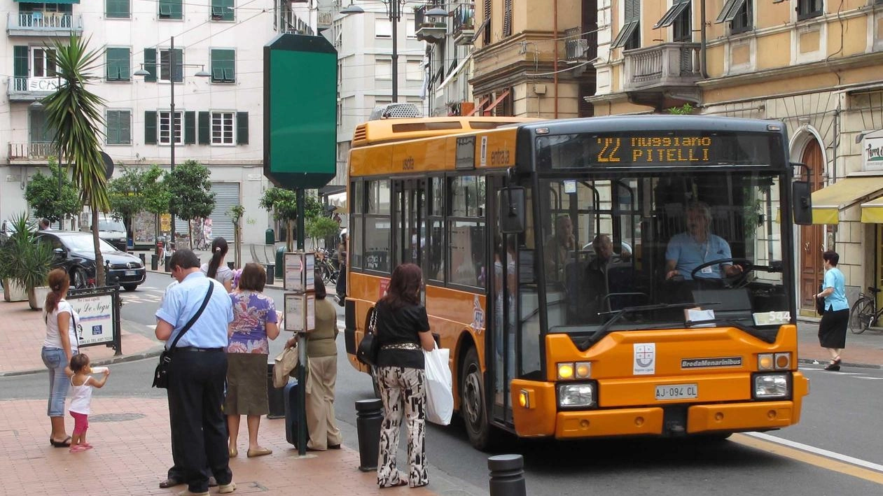 Un autobus della tratta urbana