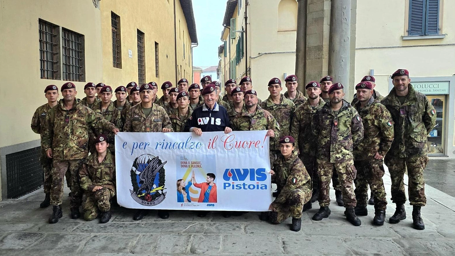 I paracadutisti del Nembo. Maratona di solidarietà