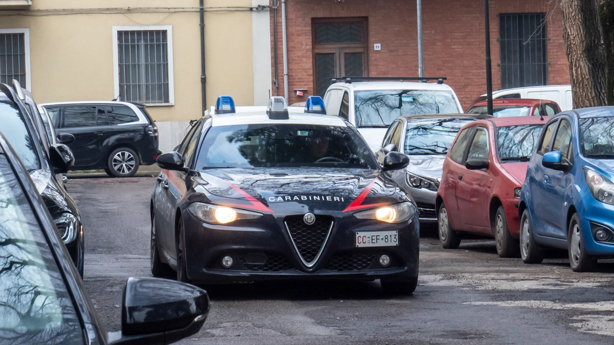 L'intervento dei carabinieri