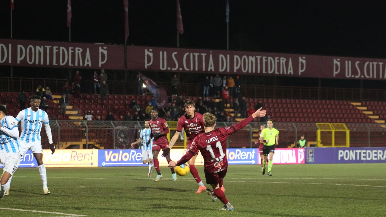 Pontedera-Legnago 0-0, i granata chiudono l’anno con un punticino