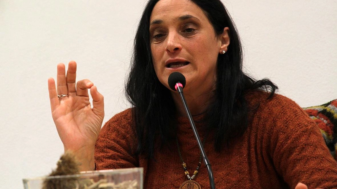 Carlotta Guerrini, una delle mamme mobilitate per il miglioramento dei servizi e che fa parte del movimento «Una Montagna di bambini»