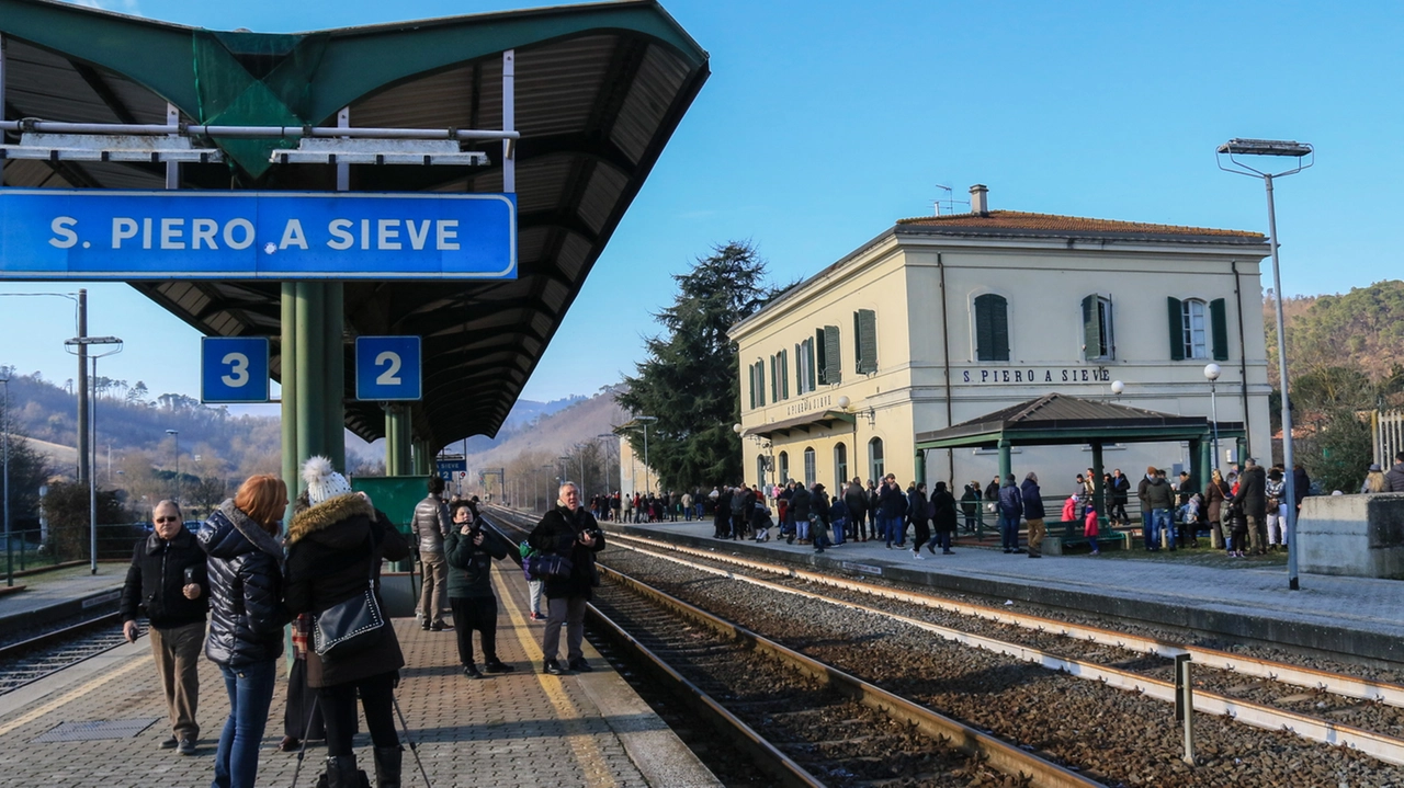 La stazione di San Piero a Sieve