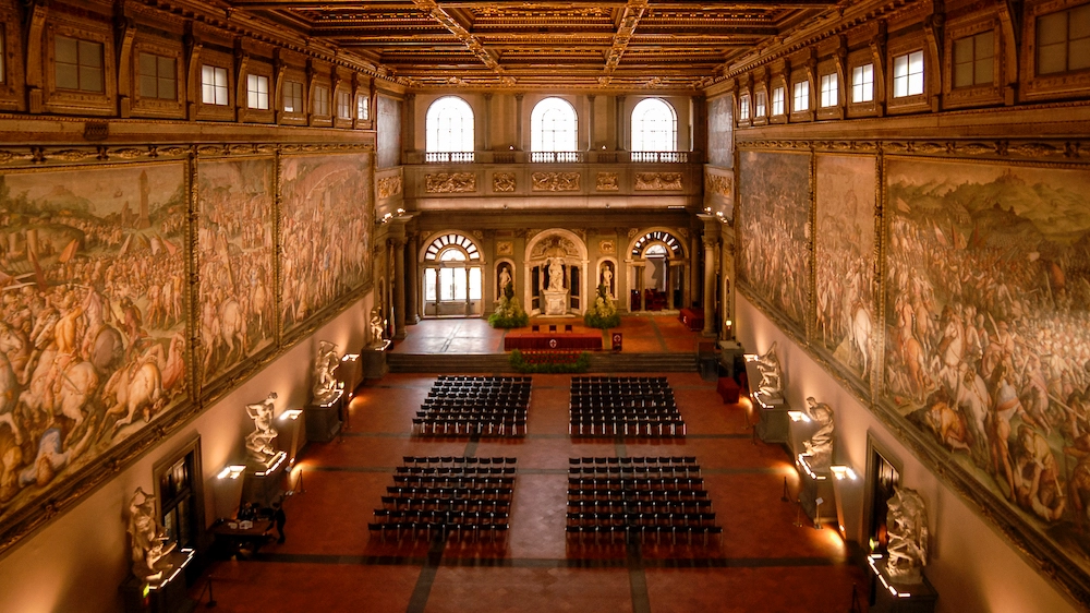 Il Salone dei Cinquecento di Palazzo Vecchio 