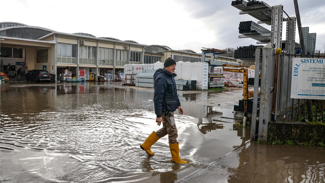 Il forte temporale ha provocato allagamenti in diverse zone della città