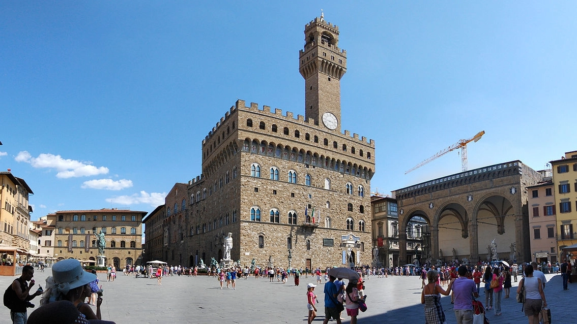 Piazza della Signoria a Firenze 