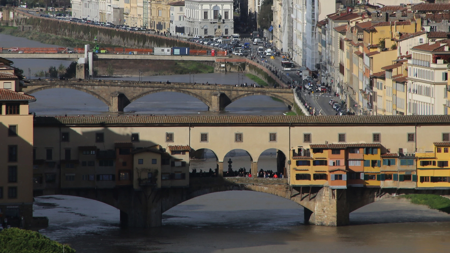 Ponte Vecchio (foto Marco Mori /New Press Photo)