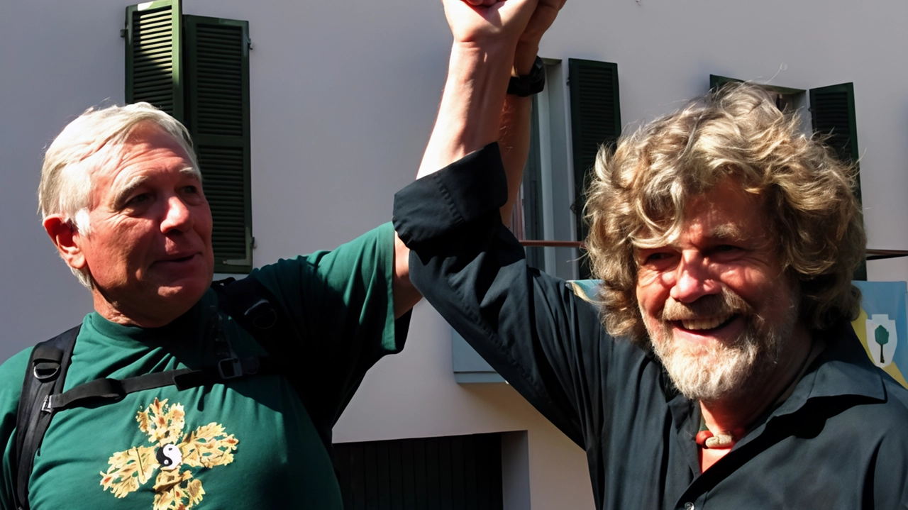 Gianfranco Bracci con. Reinhold Messner che oggi festeggia ottant’anni