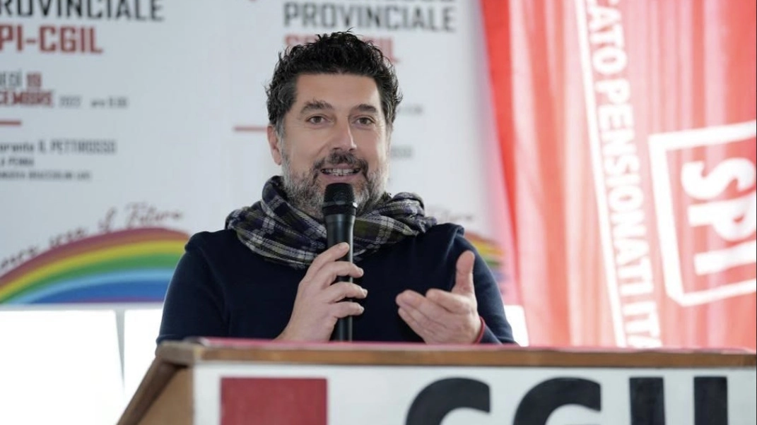 Alessandro Tracchi, segretario provinciale della Cgil