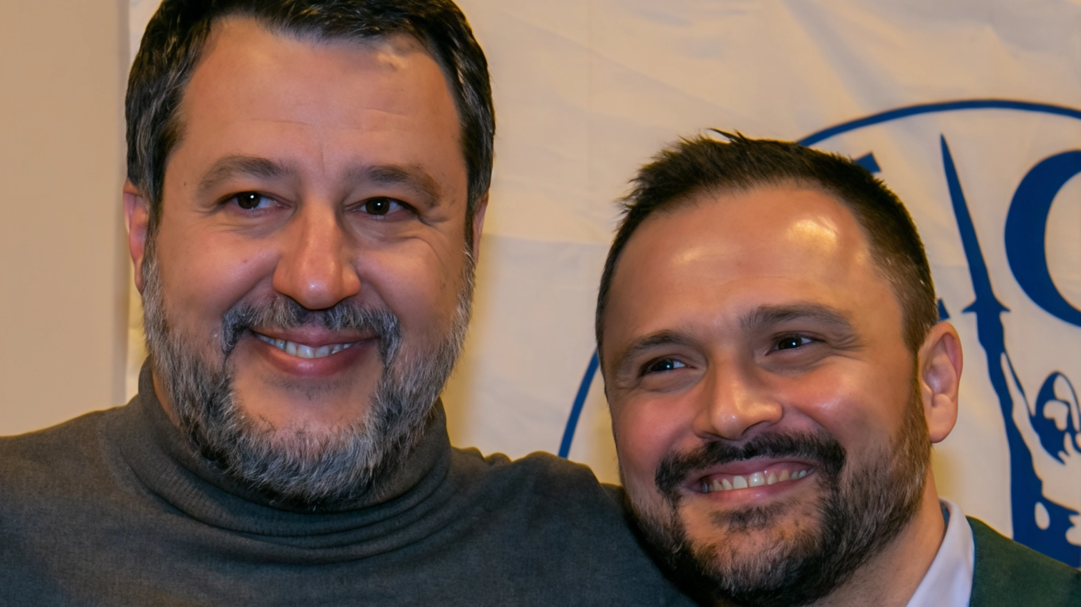 Salvini in città con Baroncini