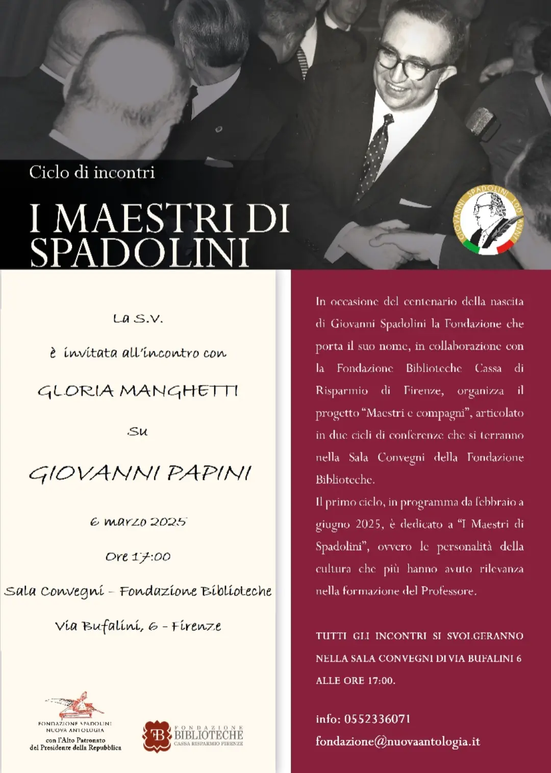 Giovanni Papini, "secondo maestro" di Spadolini: conferenza il 6 marzo a Firenze