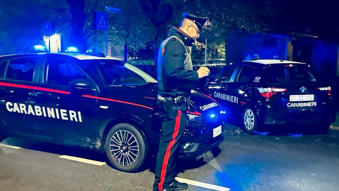 Un carabiniere in una fase di controllo