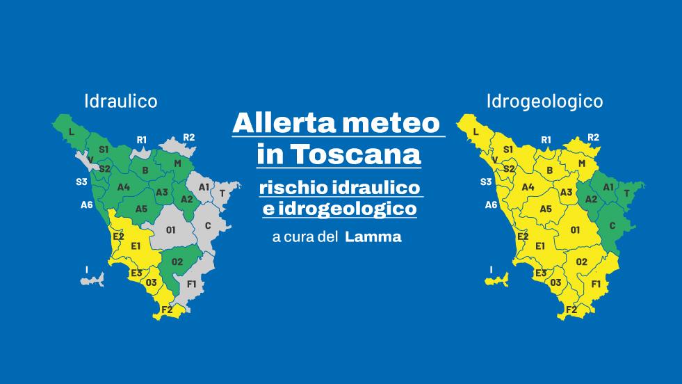 Temporali forti in Toscana: una nuova allerta gialla, anche per alcuni fiumi più grandi