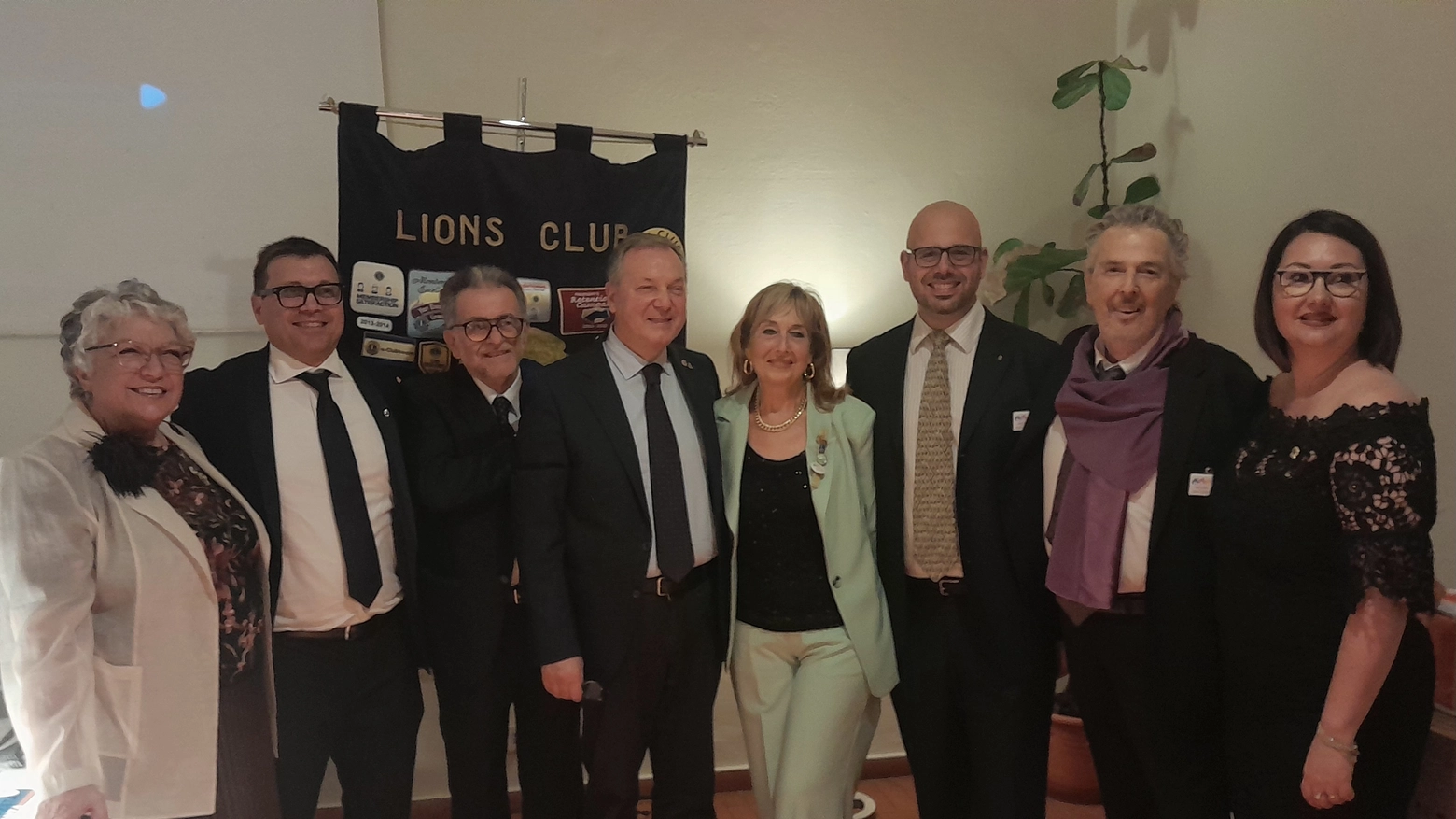 Un momento della serata di apertura dell'annata del Lions Impruneta San Casciano