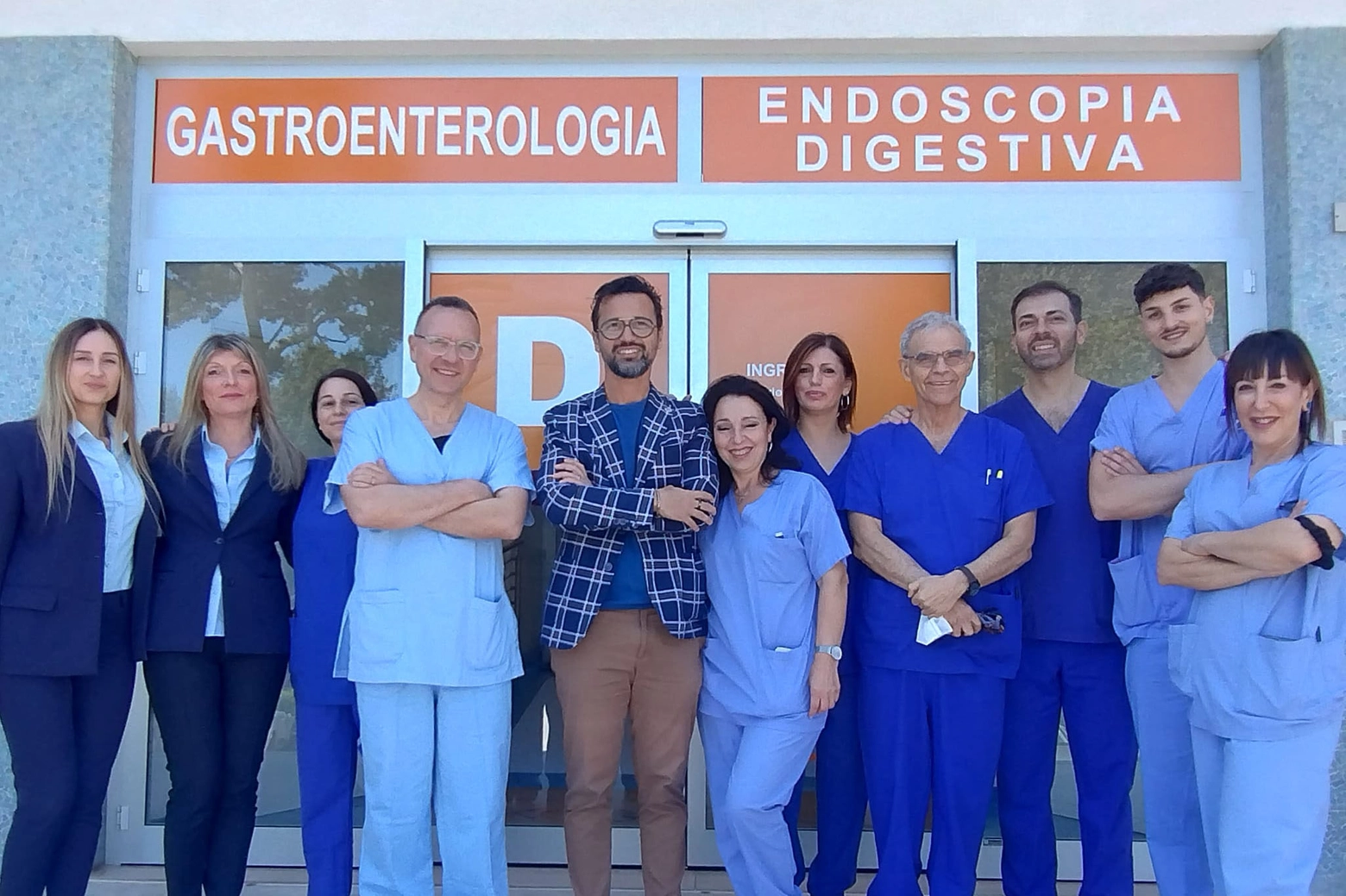 L'equipe e il personale di Gastroenterologia e Endoscopia digestiva