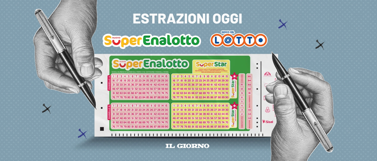 Torna la caccia alla sestina fortunata che stasera vale un montepremi di 35,6 milioni di euro