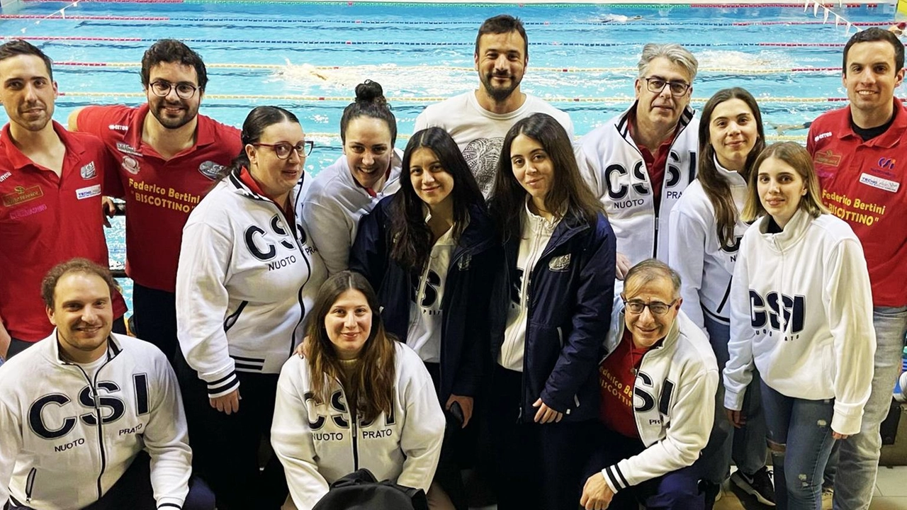 L’appuntamento di Livorno. Csi Nuoto Prato top. A casa con 37 medaglie