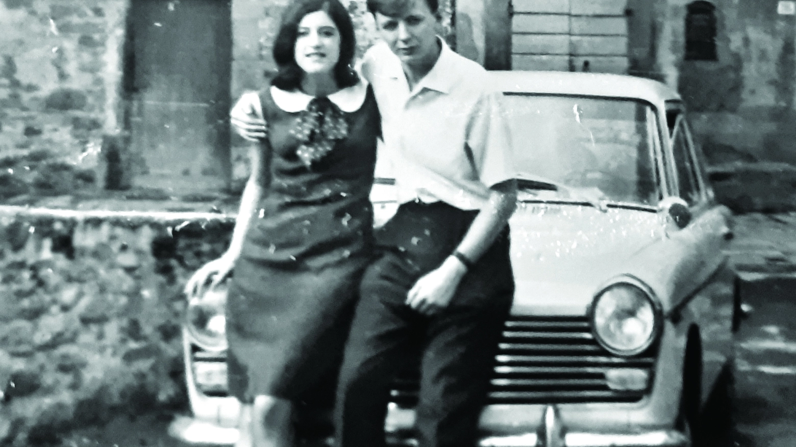 Giuseppe Orsi e sua moglie Miriam nel 1963, quando si erano appena conosciuti