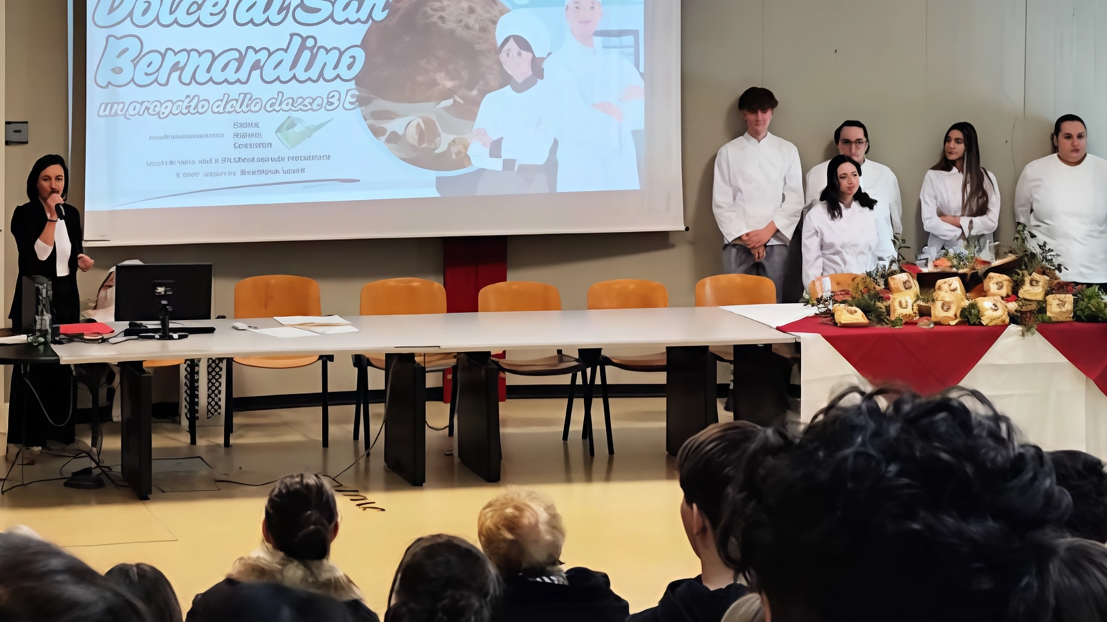 Il dolce di San Bernardino preparato dagli studenti dell’enogastronomico  ‘Lotti’