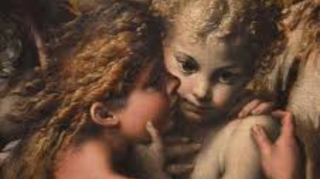 San Giovannino, particolare del quadro del Parmigianino