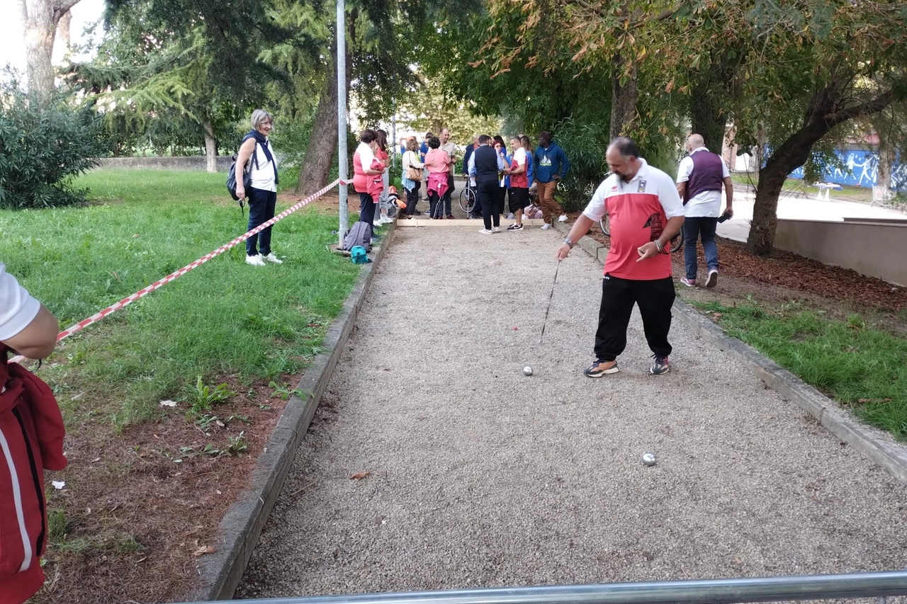 Il campo di petanque