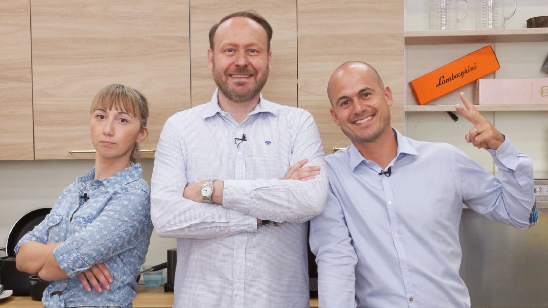 Simone Falcini con Silvia Daddi e Mattia Maracci