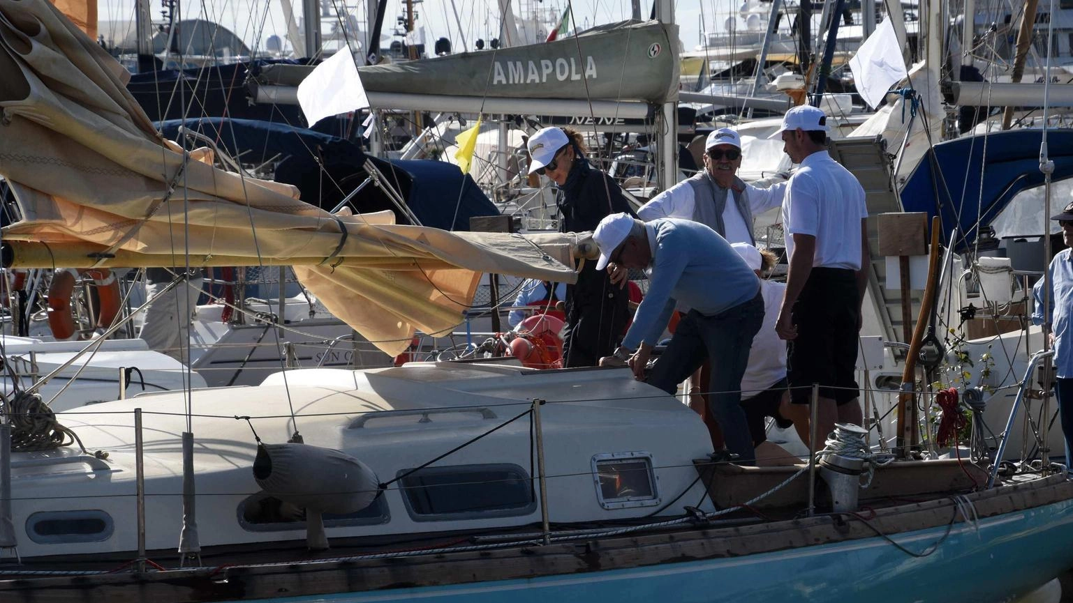 Il raduno delle vele storiche. Show delle vecchie signore del mare