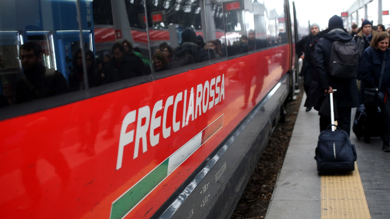 Treno Frecciarossa in una foto di repertorio. I ritardi si sono verificati nella mattina di venerdì 15 novembre