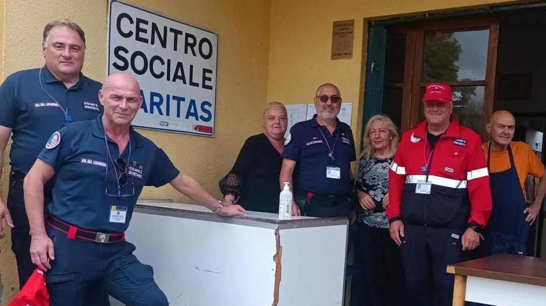 Solidarietà durante il campo scuola di Protezione civile