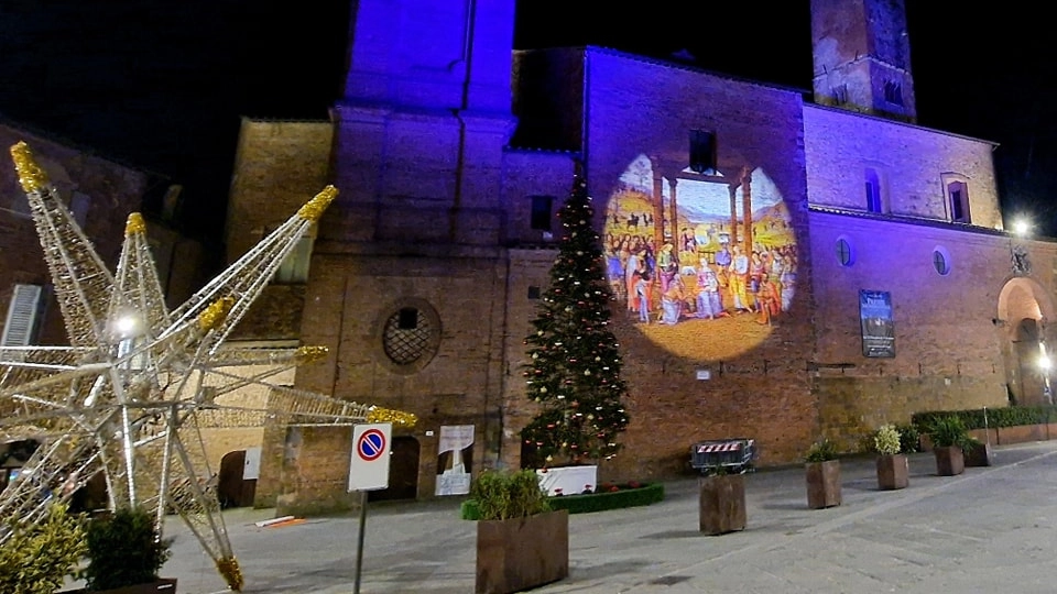 Il videomapping natalizio