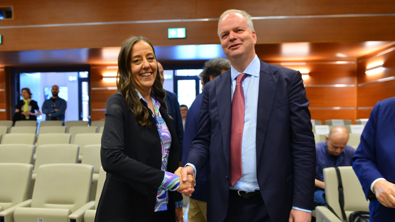 Sara Funaro e Eike Schmidt (Foto Gianluca Moggi / New Press Photo)