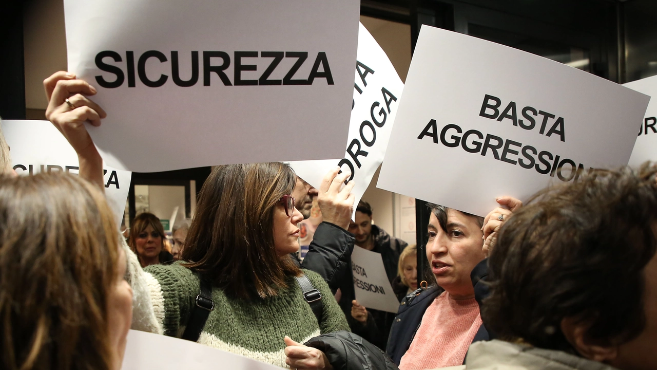 La manifestazione di alcuni giorni fa (Foto Marco Mori/New Press Photo)