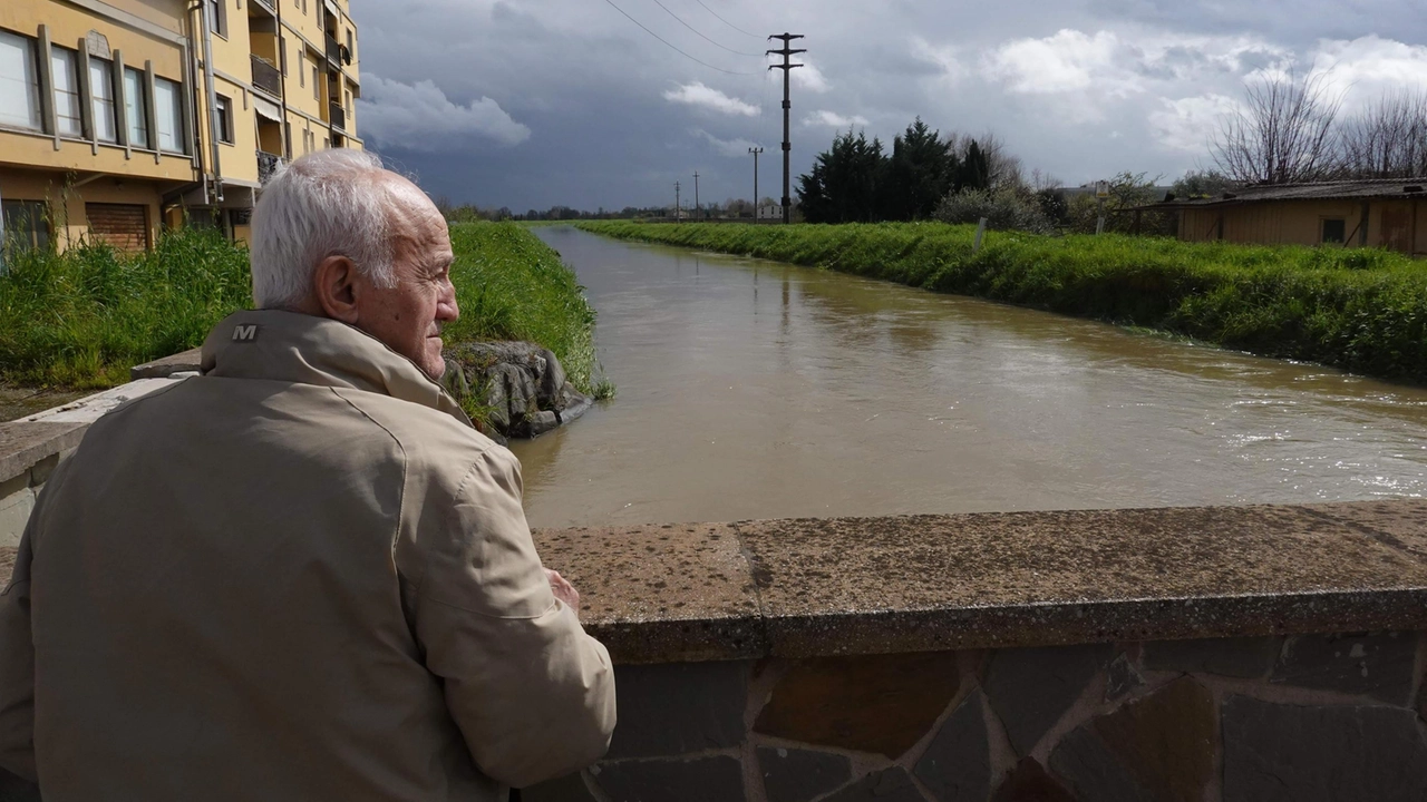 Acqua alta a Quarrata (foto Castellani)