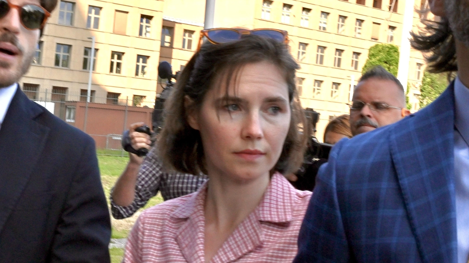 Amanda Knox al tribunale di Firenze (Foto New Press Photo)