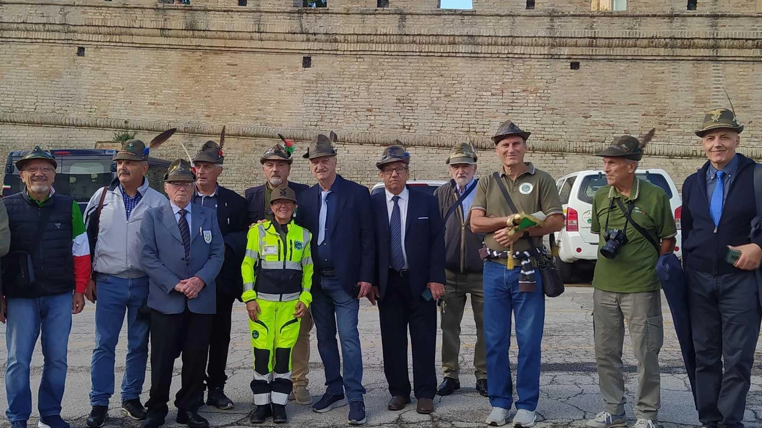 Gli ex alpini al primo pellegrinaggio