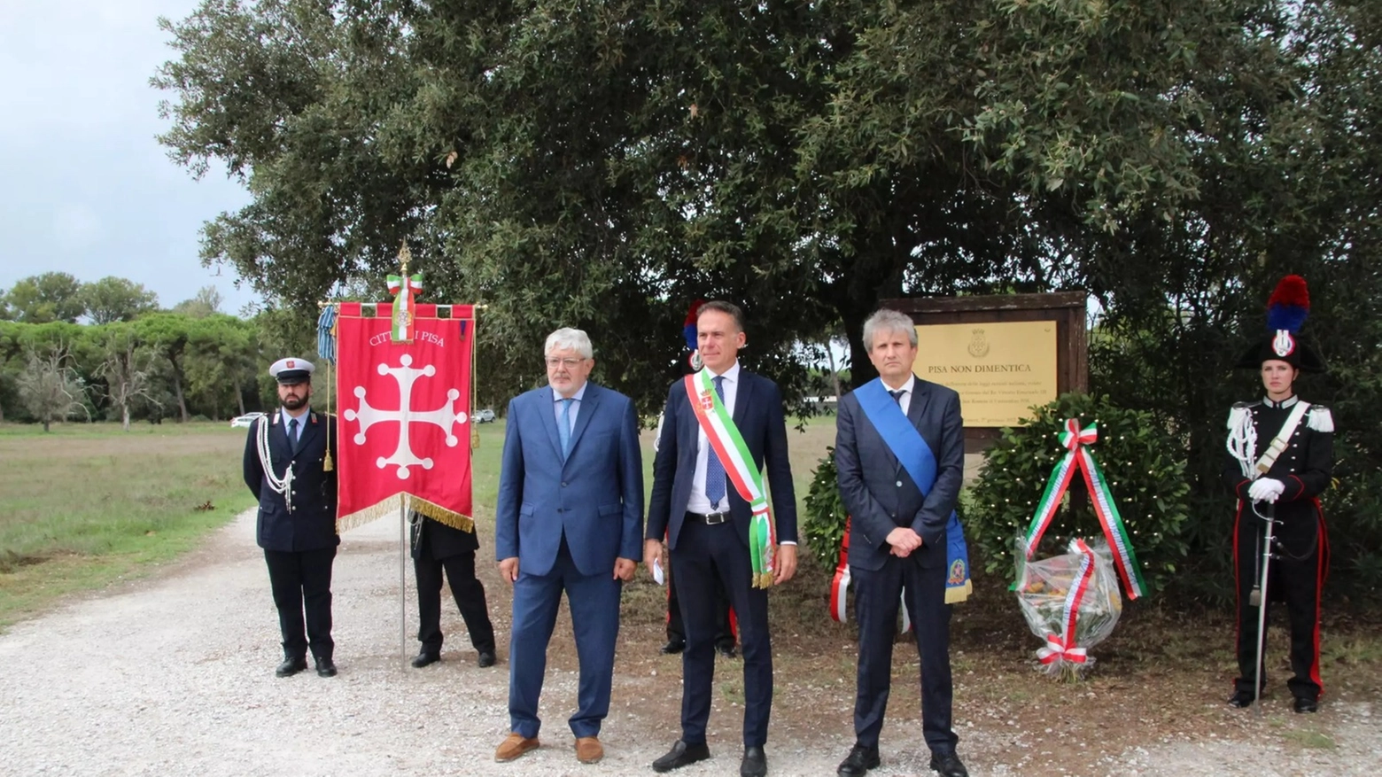 La commemorazione questa mattina a San Rossore